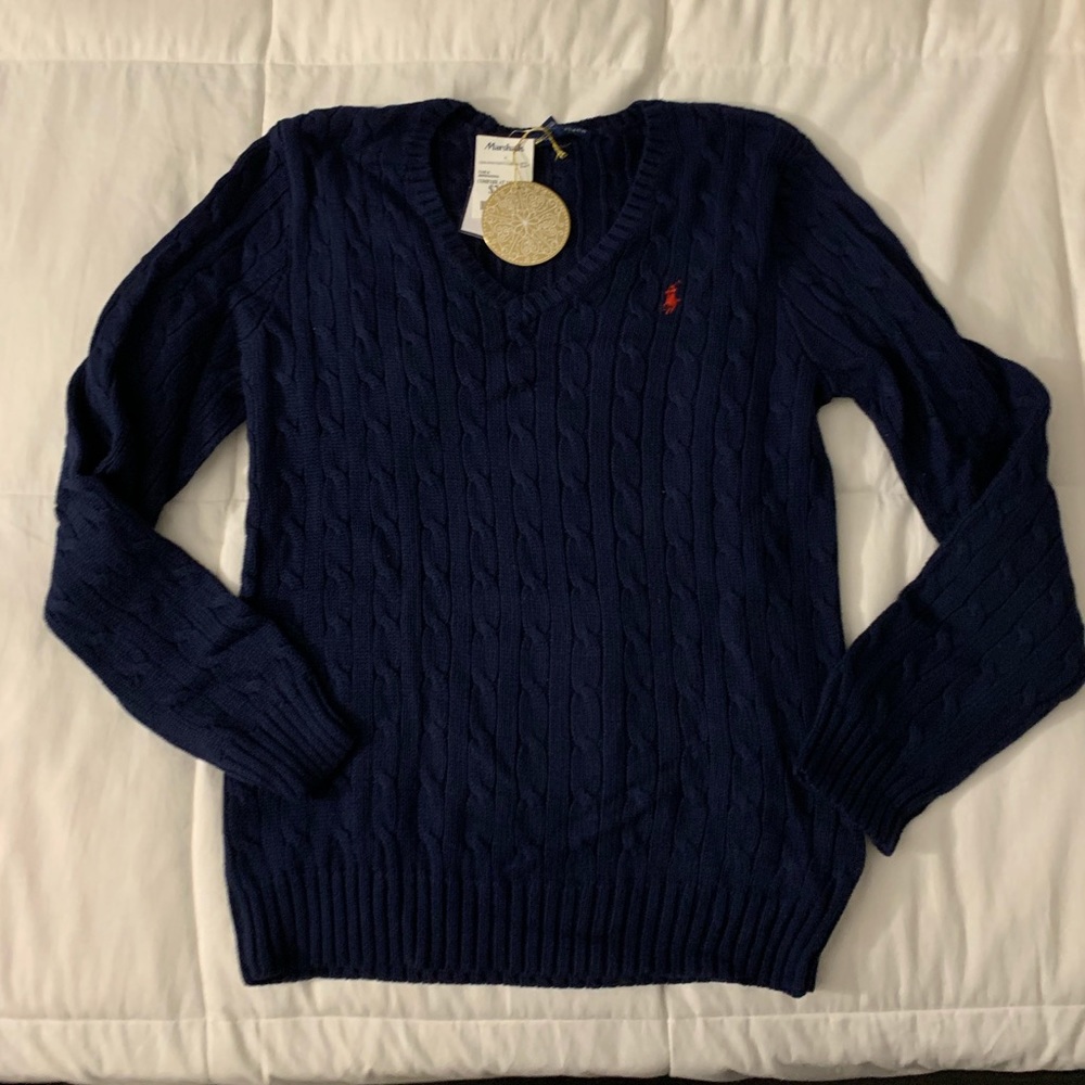 navy ralph lauren sweater